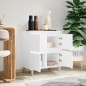 vidaXL Aparador de madera contrachapada blanco 60x35x70 cm vidaXL Aparador de madera contrachapada blanco 60x35x70 cm