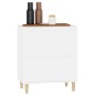 vidaXL Aparador de madera contrachapada blanco 60x35x70 cm vidaXL Aparador de madera contrachapada blanco 60x35x70 cm
