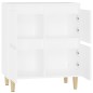 vidaXL Aparador de madera contrachapada blanco 60x35x70 cm vidaXL Aparador de madera contrachapada blanco 60x35x70 cm