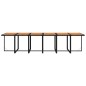vidaXL Juego comedor jardín 17 pzas con cojines ratán sintético negro vidaXL Juego comedor jardín 17 pzas con cojines ratán sintético negro