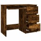 vidaXL Escritorio de madera contrachapada roble ahumado 90x45x76 cm vidaXL Escritorio de madera contrachapada roble ahumado 90x45x76 cm