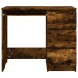 vidaXL Escritorio de madera contrachapada roble ahumado 90x45x76 cm vidaXL Escritorio de madera contrachapada roble ahumado 90x45x76 cm