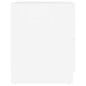 vidaXL Mesita de noche madera contrachapada blanco 40x40x50 cm vidaXL Mesita de noche madera contrachapada blanco 40x40x50 cm