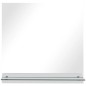 vidaXL Espejo de pared con estante de vidrio templado 40x40 cm vidaXL Espejo de pared con estante de vidrio templado 40x40 cm