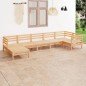 vidaXL Juego de muebles de jardín 7 piezas madera maciza de pino vidaXL Juego de muebles de jardín 7 piezas madera maciza de pino