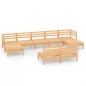 vidaXL Juego de muebles de jardín 9 piezas madera maciza de pino vidaXL Juego de muebles de jardín 9 piezas madera maciza de pino