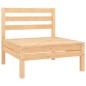 vidaXL Juego de muebles de jardín 9 piezas madera maciza de pino vidaXL Juego de muebles de jardín 9 piezas madera maciza de pino