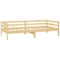 vidaXL Sofá cama con colchón madera de pino maciza 90x200 cm vidaXL Sofá cama con colchón madera de pino maciza 90x200 cm