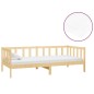 vidaXL Sofá cama con colchón madera de pino maciza 90x200 cm vidaXL Sofá cama con colchón madera de pino maciza 90x200 cm