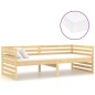 vidaXL Sofá cama con colchón madera de pino maciza 90x200 cm vidaXL Sofá cama con colchón madera de pino maciza 90x200 cm