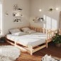 vidaXL Sofá cama extraíble madera maciza de pino 2x(90x200) cm vidaXL Sofá cama extraíble madera maciza de pino 2x(90x200) cm