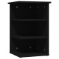 vidaXL Armario auxiliar de madera contrachapada negro 35x35x55 cm vidaXL Armario auxiliar de madera contrachapada negro 35x35x55 cm
