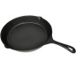 vidaXL Sartén parrilla de hierro fundido 30 cm redonda