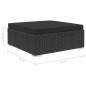 vidaXL Set muebles de jardín 6 piezas y cojines ratán sintético negro vidaXL Set muebles de jardín 6 piezas y cojines ratán sintético negro