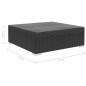 vidaXL Set muebles de jardín 6 piezas y cojines ratán sintético negro vidaXL Set muebles de jardín 6 piezas y cojines ratán sintético negro