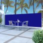 vidaXL Toldo lateral retráctil para patio azul 160x500 cm vidaXL Toldo lateral retráctil para patio azul 160x500 cm