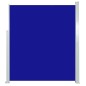 vidaXL Toldo lateral retráctil para patio azul 160x500 cm vidaXL Toldo lateral retráctil para patio azul 160x500 cm
