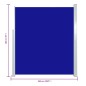 vidaXL Toldo lateral retráctil para patio azul 160x500 cm vidaXL Toldo lateral retráctil para patio azul 160x500 cm