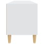 vidaXL Mueble para TV madera contrachapada blanco 100x34,5x44,5 cm