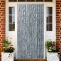 vidaXL Cortina mosquitera de chenilla blanca y gris 90x220 cm vidaXL Cortina mosquitera de chenilla blanca y gris 90x220 cm
