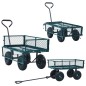 vidaXL Carrito de mano de jardín verde 250 kg vidaXL Carrito de mano de jardín verde 250 kg
