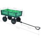 vidaXL Carrito de mano de jardín verde 250 kg vidaXL Carrito de mano de jardín verde 250 kg