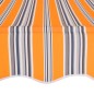 vidaXL Toldo manual retráctil amarillo y azul a rayas 100 cm vidaXL Toldo manual retráctil amarillo y azul a rayas 100 cm