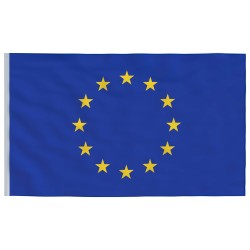 vidaXL Bandera de la Unión Europea 90x150 cm