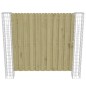 vidaXL Postes de gaviones jardín 2 uds acero galvanizado 20x20x190 cm vidaXL Postes de gaviones jardín 2 uds acero galvanizado 20x20x190 cm