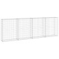 vidaXL Muro de gaviones con cubiertas acero galvanizado 300x30x100 cm vidaXL Muro de gaviones con cubiertas acero galvanizado 300x30x100 cm