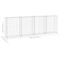 vidaXL Muro de gaviones con cubiertas acero galvanizado 300x30x100 cm vidaXL Muro de gaviones con cubiertas acero galvanizado 300x30x100 cm