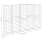 vidaXL Muro de gaviones con cubiertas acero galvanizado 300x30x200 cm vidaXL Muro de gaviones con cubiertas acero galvanizado 300x30x200 cm