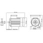 vidaXL Motor eléctrico monofásico aluminio 1,5kW/2HP 2 polos 2800 RPM vidaXL Motor eléctrico monofásico aluminio 1,5kW/2HP 2 polos 2800 RPM