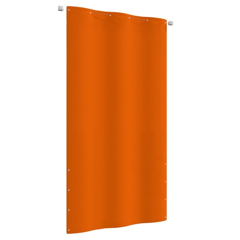 vidaXL Toldo pantalla para balcón de tela oxford naranja 120x240 cm
