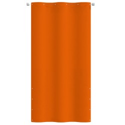 vidaXL Toldo pantalla para balcón de tela oxford naranja 120x240 cm