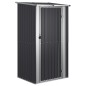 vidaXL Cobertizo jardín acero galvanizado antracita 118,5x97x209,5 cm vidaXL Cobertizo jardín acero galvanizado antracita 118,5x97x209,5 cm