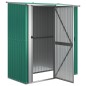 vidaXL Cobertizo de jardín acero galvanizado verde 180,5x97x209,5 cm vidaXL Cobertizo de jardín acero galvanizado verde 180,5x97x209,5 cm