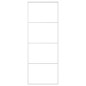 vidaXL Puerta corredera ESG vidrio y aluminio blanca 76x205 cm vidaXL Puerta corredera ESG vidrio y aluminio blanca 76x205 cm