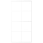 vidaXL Puerta corredera ESG vidrio y aluminio blanca 102,5x205 cm vidaXL Puerta corredera ESG vidrio y aluminio blanca 102,5x205 cm