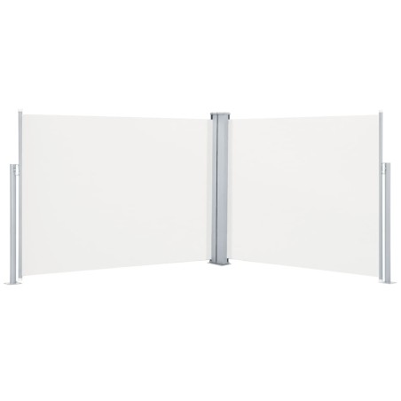 vidaXL Toldo lateral retráctil color crema 140x1000 cm 