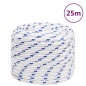 vidaXL Cuerda de barco polipropileno blanco 16 mm 25 m vidaXL Cuerda de barco polipropileno blanco 16 mm 25 m
