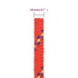 vidaXL Cuerda de barco polipropileno rojo 18 mm 25 m