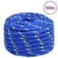 vidaXL Cuerda de barco polipropileno azul 20 mm 50 m vidaXL Cuerda de barco polipropileno azul 20 mm 50 m