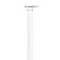 vidaXL Cuerda de barco polipropileno blanco intenso 12 mm 50 m vidaXL Cuerda de barco polipropileno blanco intenso 12 mm 50 m