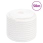 vidaXL Cuerda de barco polipropileno blanco intenso 16 mm 50 m