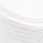 vidaXL Cuerda de barco polipropileno blanco intenso 16 mm 50 m