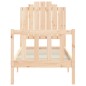 vidaXL Estructura de cama individual con cabecero madera maciza vidaXL Estructura de cama individual con cabecero madera maciza