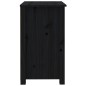vidaXL Mesitas de noche 2 uds madera maciza de pino negra 50x35x61,5cm vidaXL Mesitas de noche 2 uds madera maciza de pino negra 50x35x61,5cm