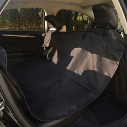 vidaXL Funda de asiento de coche para mascotas 148x142 cm negra