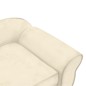 vidaXL Sofá para perros felpa color crema 72x45x30 cm vidaXL Sofá para perros felpa color crema 72x45x30 cm